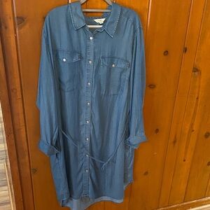 Terra & Sky Blue Maxi Dress